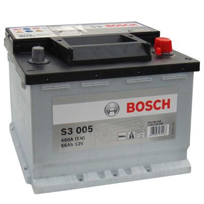 Bosch Silver S3 005 0092S30050 akkumultor, 12V 56Ah 480A J+ EU, magas